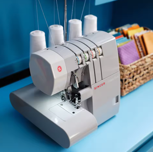Machine à coudre surjeteuse domestique compacte 2/3/4 fils, machine à surjeter - Product Image 5