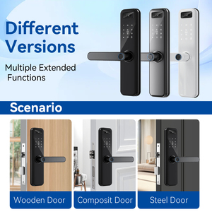 Kk thông minh khóa cửa hợp kim nhôm WiFI 3D nhận dạng khuôn mặt tuyaapp từ xa mở Khóa cảm ứng sinh trắc học vân tay mật khẩu - Product Image 2