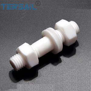 Usine PTFE Boulon PTFE <span class=keywords><strong>Vis</strong></span> Écrou <span class=keywords><strong>Vis</strong></span> PTFE <span class=keywords><strong>Vis</strong></span> Corrosion M5 M6 M8 Personnalisation résistante - Product Image 1