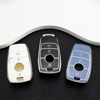 Coque de protection pour clé de voiture en TPU, vente chaude, pour Mercedes Benz Classe E C S GLC E200 E400 E63 W213 S550 S560 C260 A200
