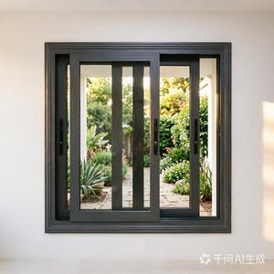 Finestra Scorrevole Moderna in Alluminio Rinforzato con Taglio Termico, Insonorizzata, Capacità di Carico 200kg, Doppio Vetro, <span class=keywords><strong>per</strong></span> Balcone e Cucina, 45dB - Product Image 3