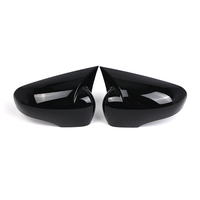 2x Coques de Rétroviseur Latéral pour Renault Clio 4 2012-2019 Noir Brillant 963735617R 963749835R