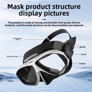 اسنوركل خالي من واقي الأنف للأطفال مقاوم للماء معدات الغوص ضد الغوص فئة منتجات الضباب - Product Image 3