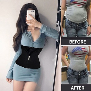 Faja Moldeadora Colombiana de Alta Demanda para Mujer, con Cremallera y Ganchos, Doble Compresión, Faja Postparto, Entrenador de Cintura - Product Image 5
