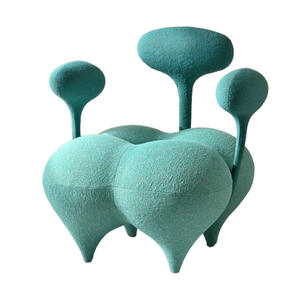 Fauteuil simple XH Magic Balloon, chaise ovale en fibre de polyester, fauteuil lounge pour adulte, style nordique, meubles de salon - Product Image 4