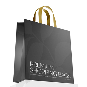 Sacs à provisions d'emballage professionnels OEM ODM personnalisés avec logo et design d'estampage en relief en feuille d'or - Product Image 2