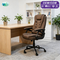 Chaise de bureau WS1489, vente chaude, design classique, saisie de données, travail à domicile, PS4 Pro 1 To, avec 7 fonctions de massage et repose-pieds au choix