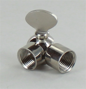 Acabado <span class=keywords><strong>en</strong></span> níquel, latón, brazo de diferente longitud, junta giratoria ajustable roscada hembra con llave - Product Image 2