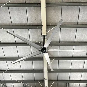 Pmsm havalandırma fanı yüksek hacimli 22ft 24ft kapalı açık büyük tavan fanı endüstriyel Hvls Fan