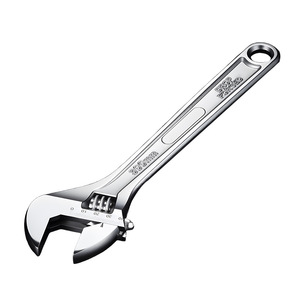 Adjustable Wrench 12 In Industrial Grade Chromium Vanadium Steel Serrated Jaw Forged Process Imperial Measurement - Product Image 2