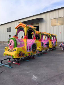 Precio barato Parque <span class=keywords><strong>de</strong></span> Atracciones atracción tren turístico pista 12 asientos atracción tren conjuntos tren eléctrico para la venta - Product Image 5