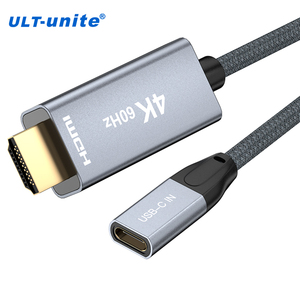 ULT-unite özel USB 3.1 tip-c F <span class=keywords><strong>M</strong></span> 4K 60Hz tak oyun dönüştürücü dizüstü yerleştirme istasyonu için Hub adaptörü kombinasyon koruyucu - Product Image 6