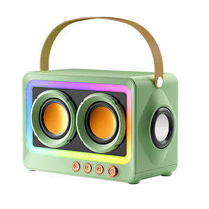 רמקול אלחוטי רטרו מיני נייד USB/כרטיס tf/כרטיס tf/אודיו כבל multimode - Product Image 1