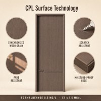 Haoshao CPL MDF Intérieur Moderne Minimaliste Texturé Imperméable Ignifuge Insonorisant Écologique Économie d'Énergie Usine OEM