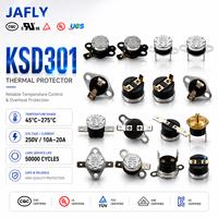 Protecteur thermique à réinitialisation automatique KSD301 250V/10A/16A, interrupteur thermostat bimétallique pour la protection contre la surchauffe électrique