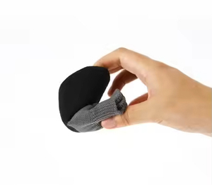 Chaussettes/Chaussures pour animaux de compagnie respectueuses de l'environnement, respirantes, en latex avec caoutchouc antidérapant, motif uni - Product Image 4