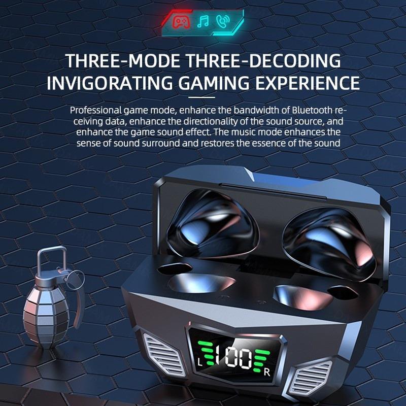 2022 M33 Tws Bt Earphones Real IPX7 Waterproof Low Latency