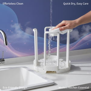 Supporto Verticale Retrattile per Scolapiatti in Offerta Speciale, OEM ODM, Salvaspazio, Contenitore per Stoviglie da Cucina e Casa - Product Image 5