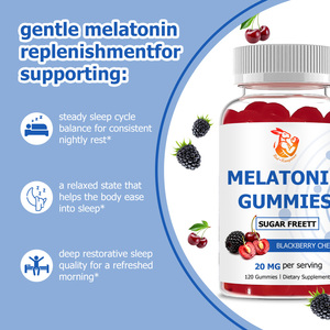 Gomitas de Melatonina Personalizadas de Grado Alimenticio con Melatonina Sódica, Suplementos Naturales que Favorecen el Mejora del Estado de Ánimo, Suplementos Dietéticos - Product Image 3