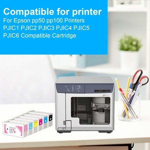 Pjic1 pjic2 pjic3 pjic4 pjic5 pjic6 tương thích Mực hộp mực với mực nhuộm với chip cho <span class=keywords><strong>Epson</strong></span> pp50 <span class=keywords><strong>PP100</strong></span> máy in - Product Image 4