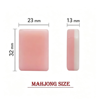 Tuiles de Mahjong Rose Personnalisées, Tuiles de Mahjong Violette Orange Blanches, Tuiles de Mahjong Américaines pour Noël, Ensemble de Tuiles de Mahjong de Noël, Commande Minimale 1 Ensemble