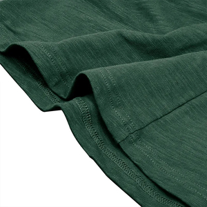 Venta al por mayor OEM diseño de los hombres de color sólido de algodón puro Henry camisa de manga larga de múltiples botones de la capa base de la camiseta - Product Image 3