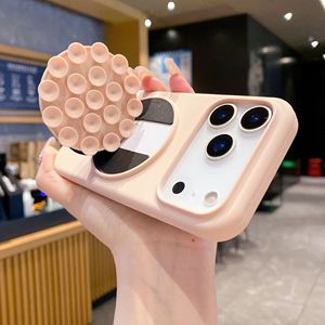 Silicone lỏng cho iphone17promax 16pro điện thoại trường hợp hút cup đứng 17air sáng tạo 17pro xách tay bảo vệ Bìa - Product Image 6