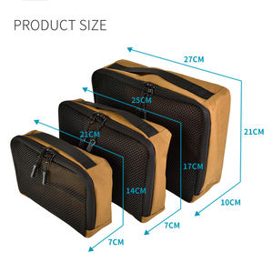 メッシュクリアバッグ小大黒バッグポータブル旅行用トイレタリーオーガナイザーケース口紅収納ポーチハイキングキャンプ Z09-<span class=keywords><strong>M</strong></span> - Product Image 5