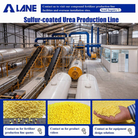 Línea de Producción de Urea Recubierta de Polímeros LANE, Tambor Rotatorio Granular de Liberación Lenta, Planta de Fabricación Llave en Mano de Alta Capacidad