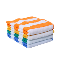 100% Cotton Jacquard Beach Towel Oversized Extra Large Terry Pool and Beach Towel with Custom Embroidered Logo