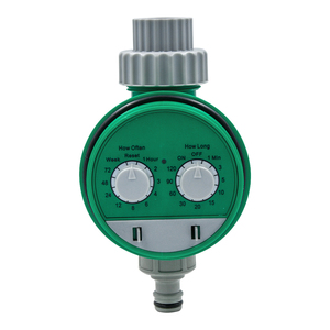 Pelouse de jardin en gros étanche 2 * AA pile alcaline alimentation intelligente verte minuterie à deux cadrans pour solénoïde - Product Image 5