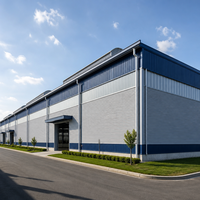 Hangar préfabriqué en métal pour l'extérieur, structure en acier préfabriquée, bâtiments d'entrepôt en Chine