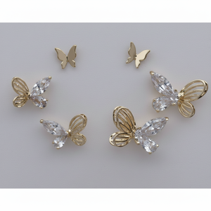 Graziosa collezione di gioielli con spille a sei pezzi per un'atmosfera tranquilla ed elegante - Product Image 2