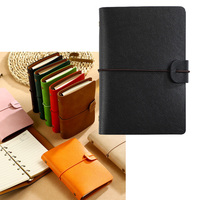 Libretas de Cuero Personalizadas A5 A6 con Anillas, Seis Anillas, Ideas de Regalos Personales, Organizador de PU, Agenda