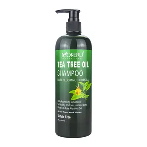 MOKERU Novo cabelo cuidados shampoo tea tree óleo 100% puro Anti-perda de cabelo Anti-caspa