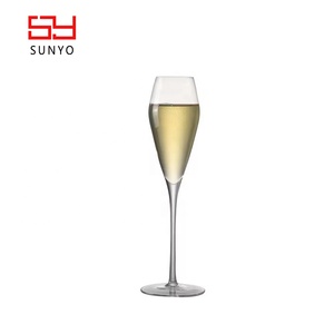 Handmade Customized Clear Wholesale Decorative Wedding <strong>champagne</strong> Glasses <strong>Flutes</strong> - Product Image 2