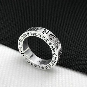 <span class=keywords><strong>Anello</strong></span> Trendy <span class=keywords><strong>con</strong></span> <span class=keywords><strong>Croce</strong></span> Traforata da 6mm in Stile Vintage per Uomo e Donna - Product Image 2