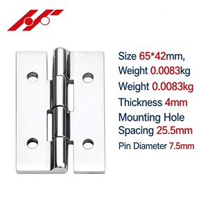   Charnière en acier inoxydable AISI316 pour matériel marin et accessoires de bateau, marque Hydro Yacht Marine - Product Image 2