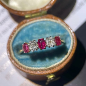แหวนเพชรแท้ 14K 18K ห้าเม็ด เพชรเลี้ยงในห้องปฏิบัติการ แหวนนิรันดร์ รับรองโดย IGI เพชร 1-5 กะรัต แหวนแต่งงาน - Product Image 5