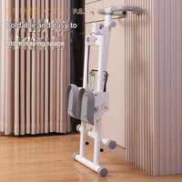 Appareil de fitness vertical pliable pour grimper les escaliers avec affichage LED à hauteur réglable, idéal pour le fitness à domicile.