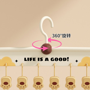 Cute Cartoon Sock Clips With Strong Grip For Home And Dormitory Use Clothing Organizer Rectangle Hook Type - Product Image 2