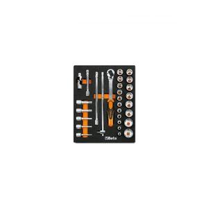 BETA - 024510082 Plateau thermoformé souple avec cliquets et douilles 1/2 ''(vide)-EAN 8014230517230 ROLLING WORKSHOPS - Product Image 1