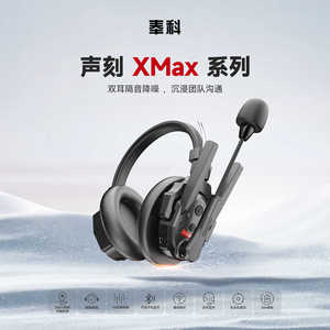 Auriculares de comunicación inalámbricos SYNCO Xtalk MAX para transmisión, intercomunicador dúplex completo con cancelación de ruido, micrófono y batería. - Product Image 3