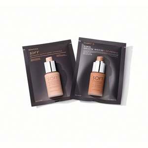 Custom 3-Side Sealed Flat Matte Zip <b>Bag</b> <b>Small</b> Plastic <b>Vacuum</b> <b>Bag</b> Gravure Printing for Skincare Cosmetics Face Masks Lotions - Product Image 5