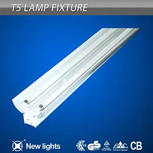 T5 twin lamp Fluorescent Light Fittings T5 steel lighting fixture