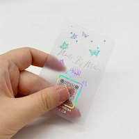 Fabricant chinois, impression de cartes de visite professionnelles personnalisées, transparentes, élégantes et de luxe