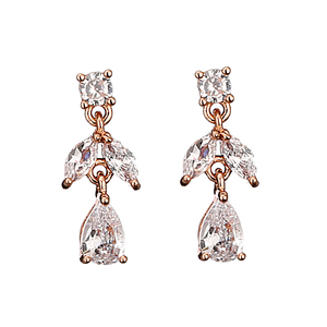 ต่างหู EP2974 rakol สำหรับสาวออฟฟิศแบบคลาสสิกต่างหูหินคริสตัลแบบเรียบง่าย - Product Image 2