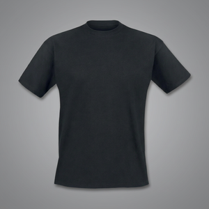 Men's <b>Black</b> Short Sleeve O-Neck <b>T</b>-<b>Shirt</b> 100% Cotton Jersey Regular Fit Casual Solid Color <b>Plain</b> Dyed Knitted Style - Product Image 3