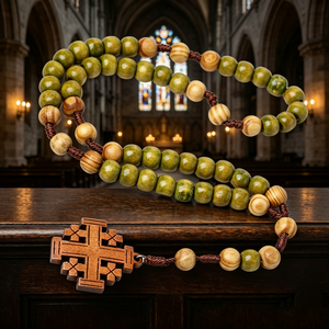 Cruces y medallas de madera natural a granel, cuentas personalizadas, respuesta rápida, centro de mesa, regalo, crucifijo católico para rosario, sencillo. - Product Image 5