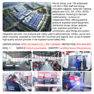 Настенный взрывозащищенный пожаробезопасный электрощиток Kaiwei China Square из алюминиевого сплава 2 мм с сертификацией UL - Product Image 5